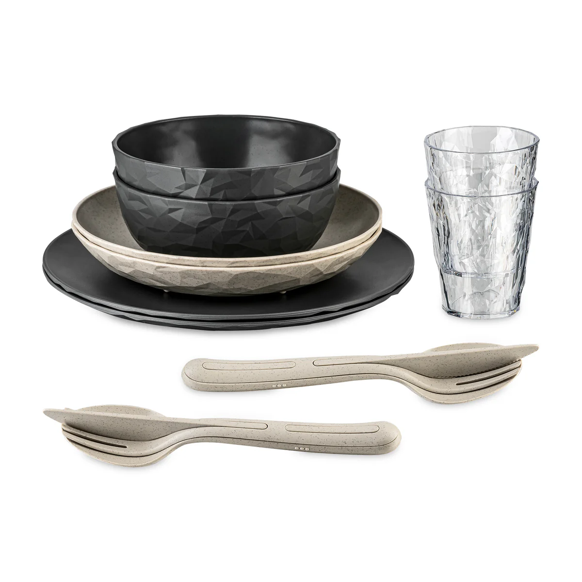 Koziol Geschirrset 10-teilig CLUB SET SKAGEN