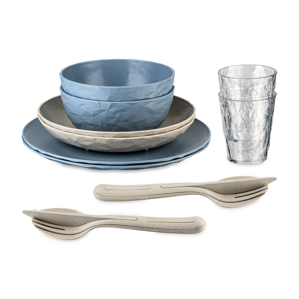 Koziol Geschirrset 10-teilig CLUB SET SKAGEN