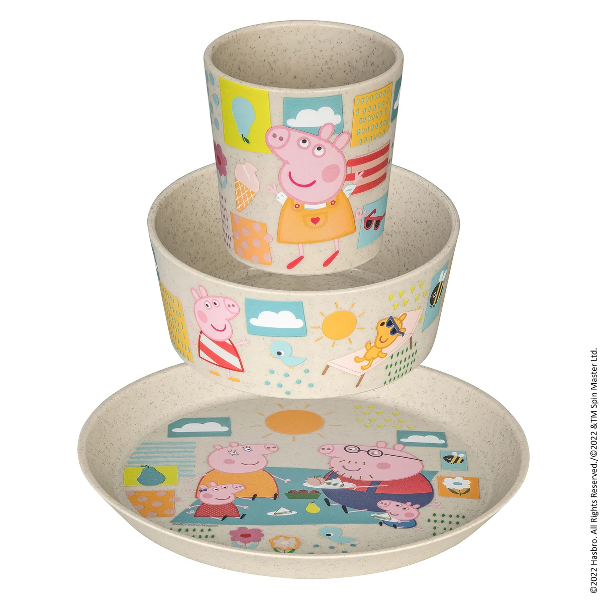 Koziol Kindergeschirrset CONNECT PEPPA PIG